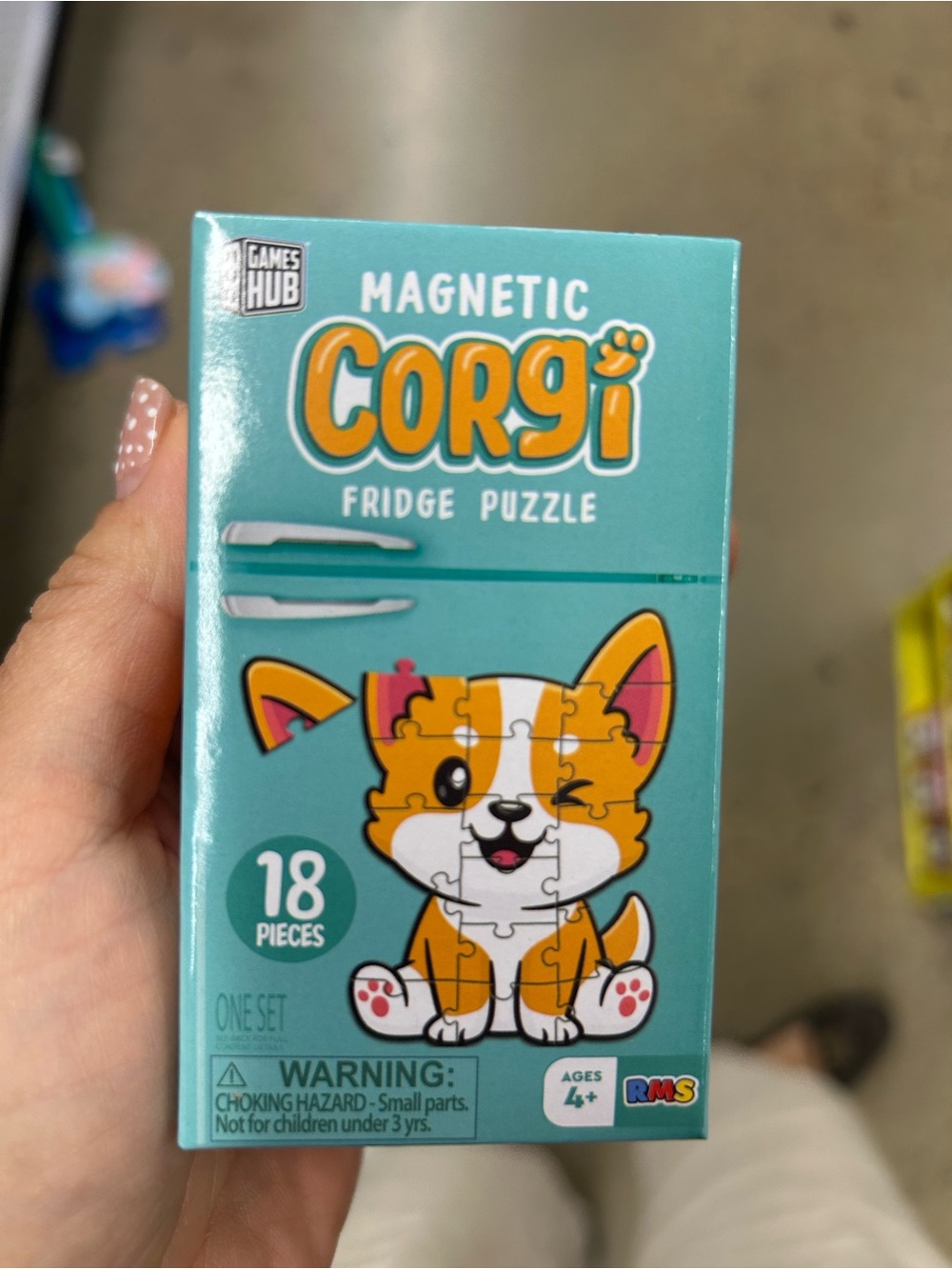 Magnetic Corgi Fridge Puzzle